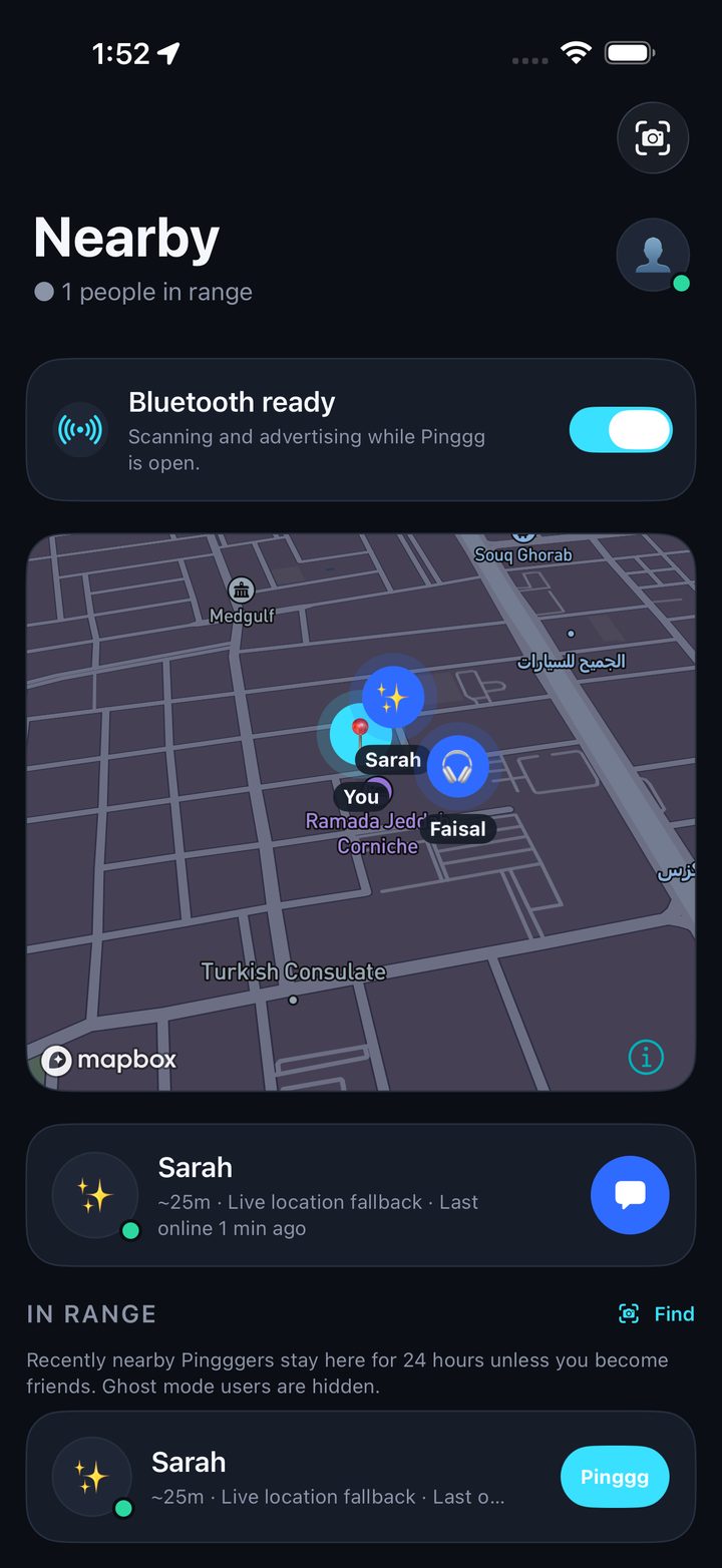 Nearby radar