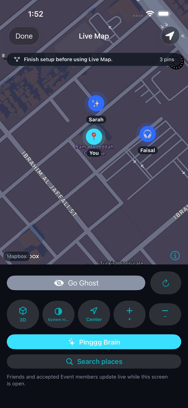 Group live map